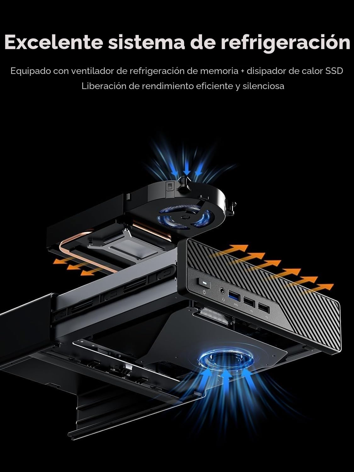 MINISFORUM MS-01 Mini Workstation Intel Core i5-12600H (vPro Enterprise) Mini PC, 2X 10Gbps SFP+/2X 2.5G RJ45/2x USB4/HDIM/1x Ranura PCIe4.0x16/Soporte para 3X M.2 2280/22110/U.2 SSD, sin RAM/SSD