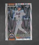 2026 Topps Chrome RayWave Refractor #87 Carson Benge RC - Rookie Card New York