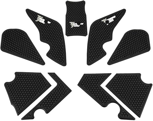 Miniatura 6 de Fuel Tank Gasket Motorcycle Non-Slip Side Fuel Tank Stickers Waterproof Pad Rubber Sticker for Ya&maha Tenere 700 T700 XTZ T 700 2019 2020
