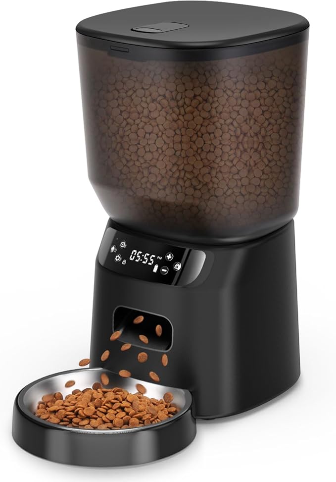 Heartgon Automatic Cat Feeder with Voice Recorder
