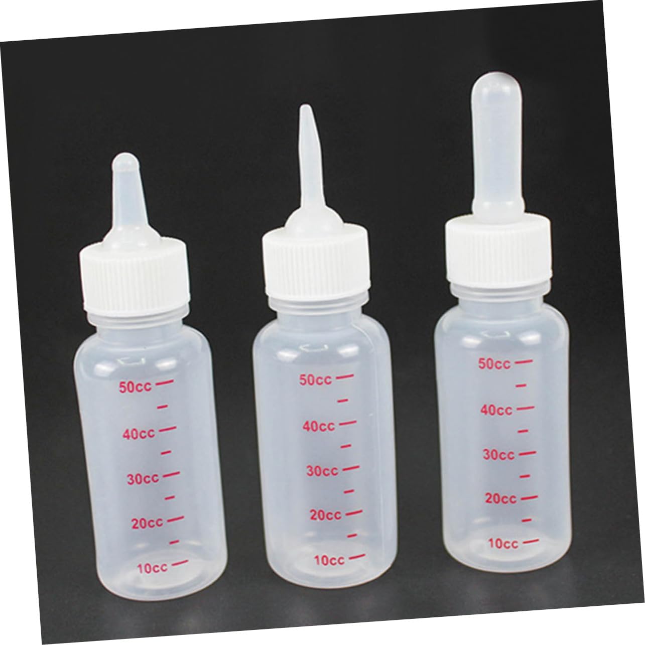 POPETPOP 8pcs Silicone Bottles Rabbits Feeding Bottles Nursing for Cats Dogs Small Animal Kitten for Nursing