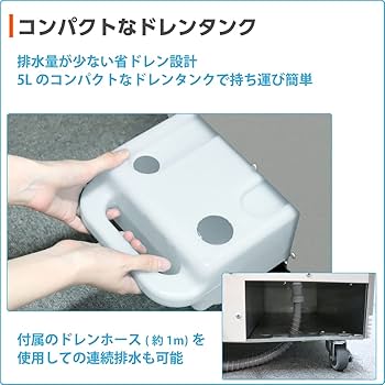 Amazon | 工事不要 自動首振り スポットクーラー 業務用 省ドレン設計