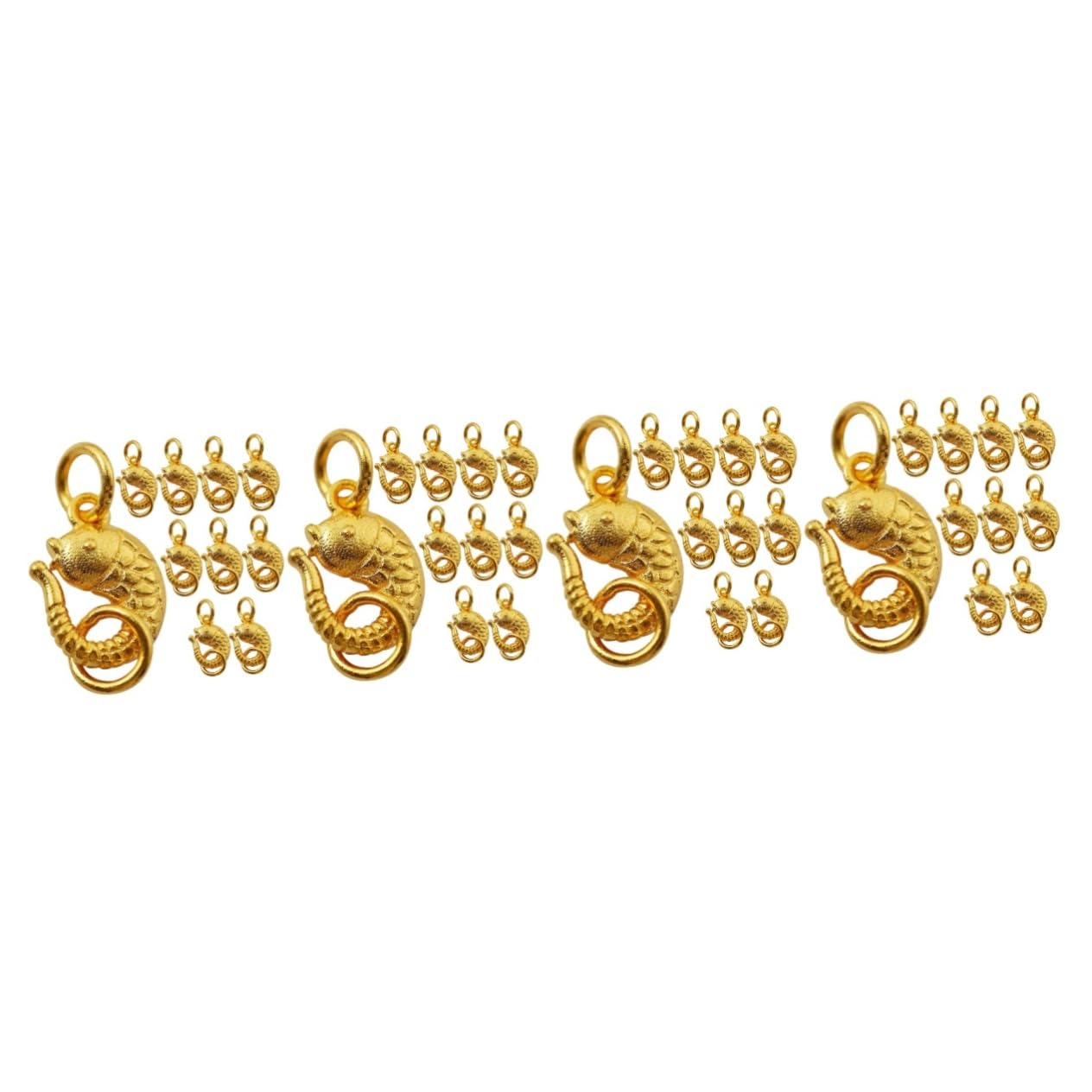 jojofuny Conectores De Collar De Forma De Cierres Para Joyería Diy Ganchos Para Pulseras Y Collares Duraderos Y Ligeros 10 Piezas X 4