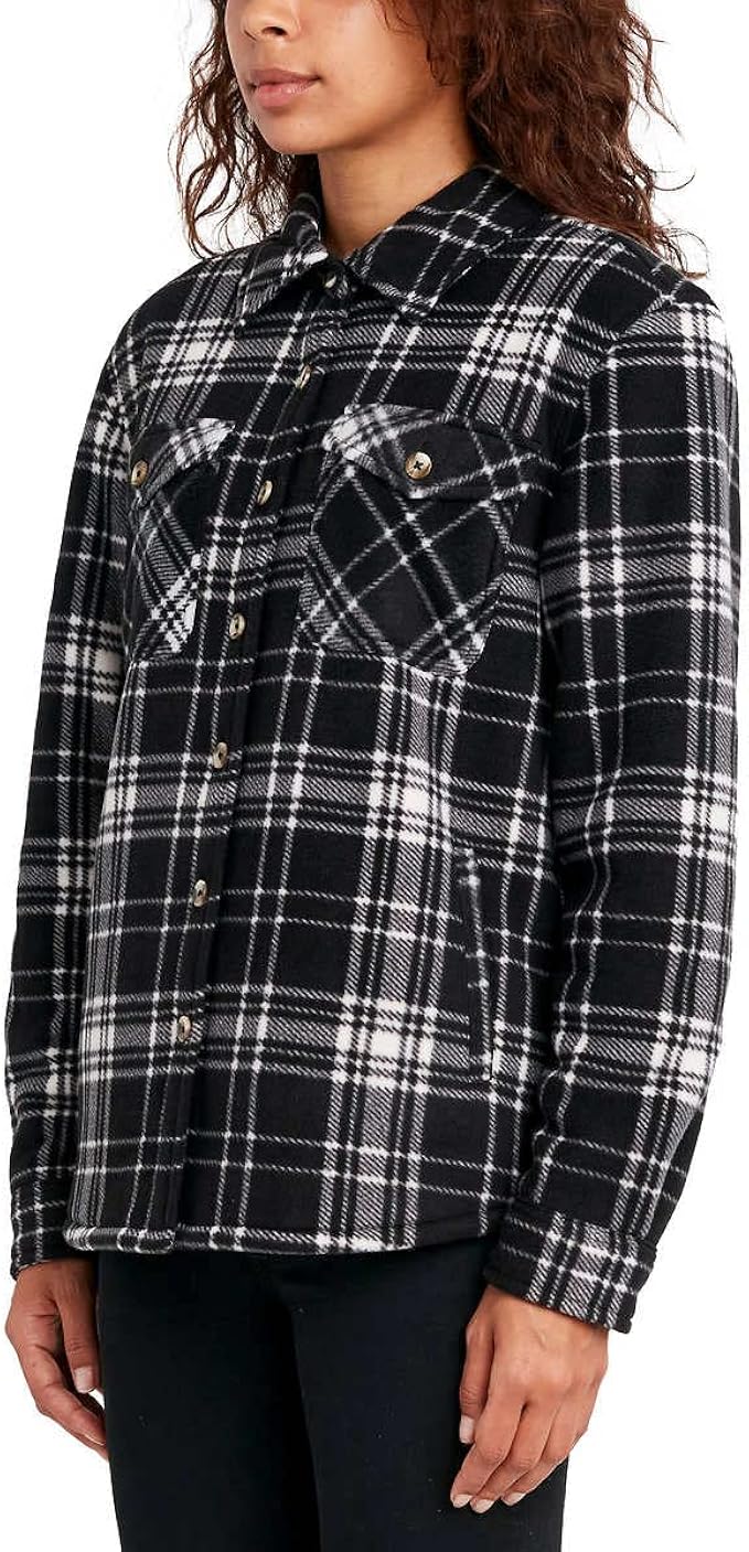Women's Long Sleeve Plaid Super Plush 