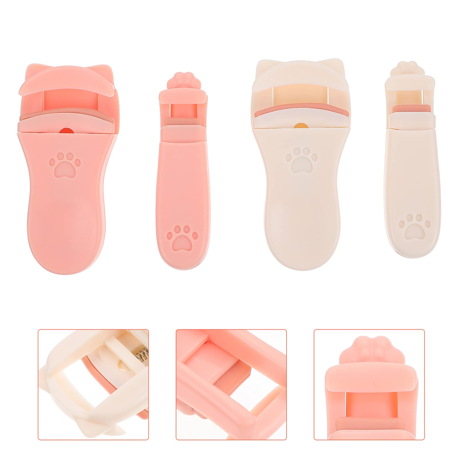 FRCOLOR 16pezzi Piegaciglia Portatili Larga Angolazione Strumenti Di Bellezza Per Trucco Degli Occhi Design Mini Per Curve Durature Delle Ciglia Pratico Per Donne e Ragazze
