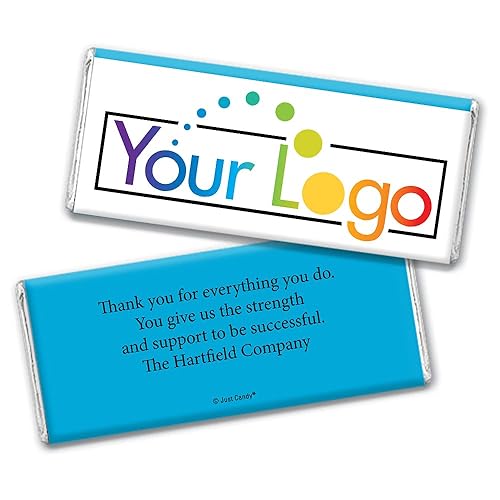 50ct Personalizado Caramelo Productos Promocionales Agregue su Logo Candy Chocolate Bars - Caribbean Blue