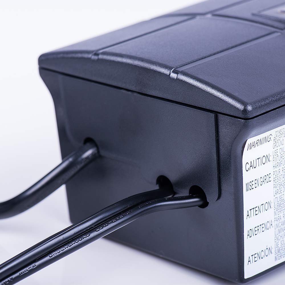 Sterno Home GL33050 12V 50W Low Voltage Landscape Lighting Transformer