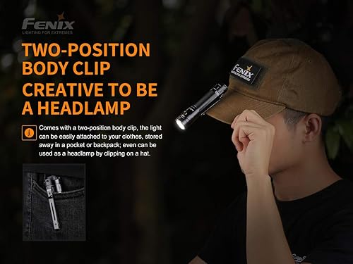 Miniatura 5 de Fenix Linterna EDC LD30, 1600 lúmenes recargable con organizador LumenTac