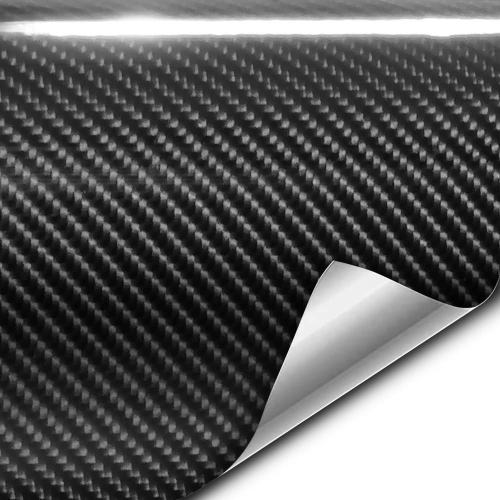 Buy VViViD+ Gloss Carbon Black, Vinyl Wrap Film Roll (17.75 inch x 60