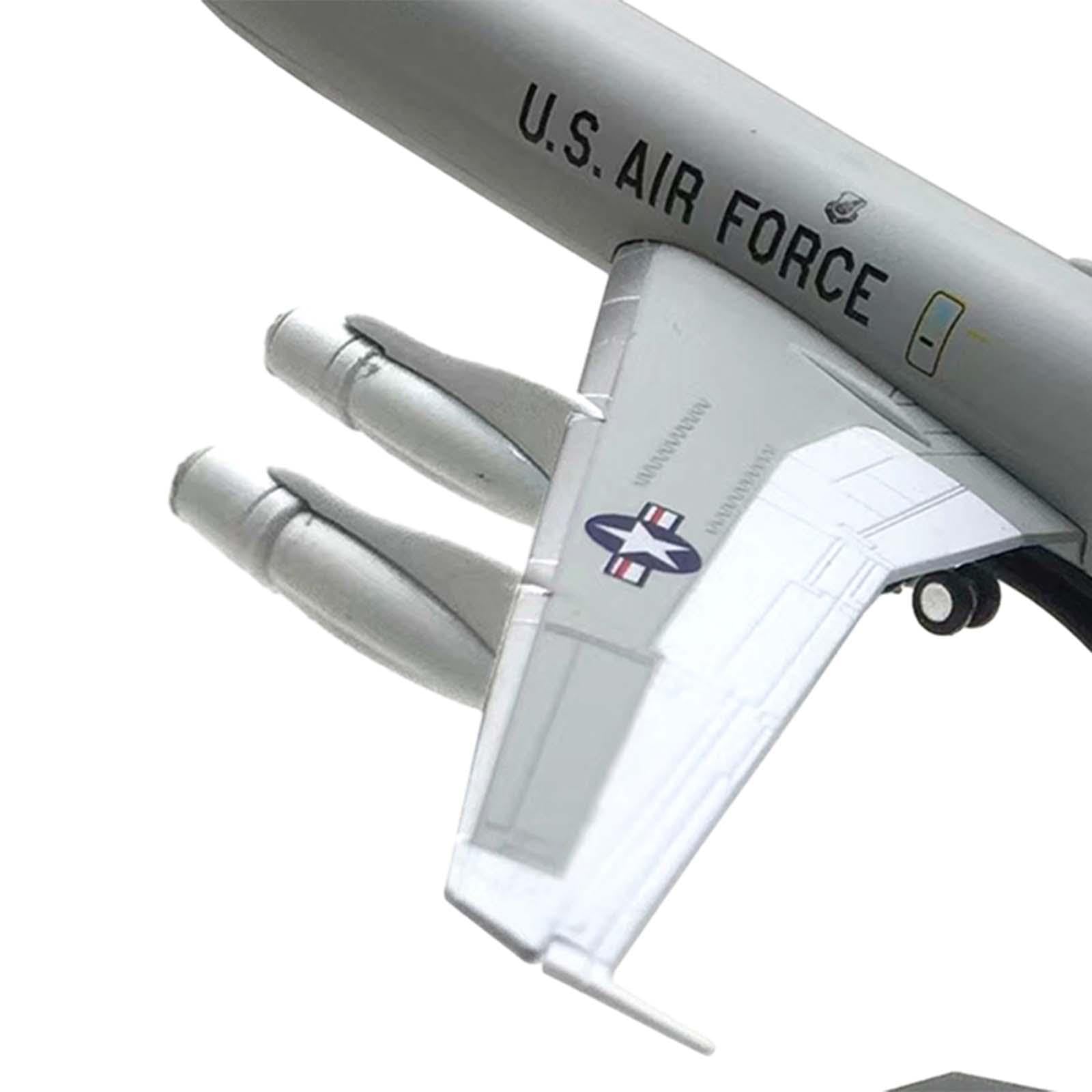 Maqueta de Avión a Escala 1:200, Fabricada en Metal Fundido a Presión, Réplica Detallada con Soporte.