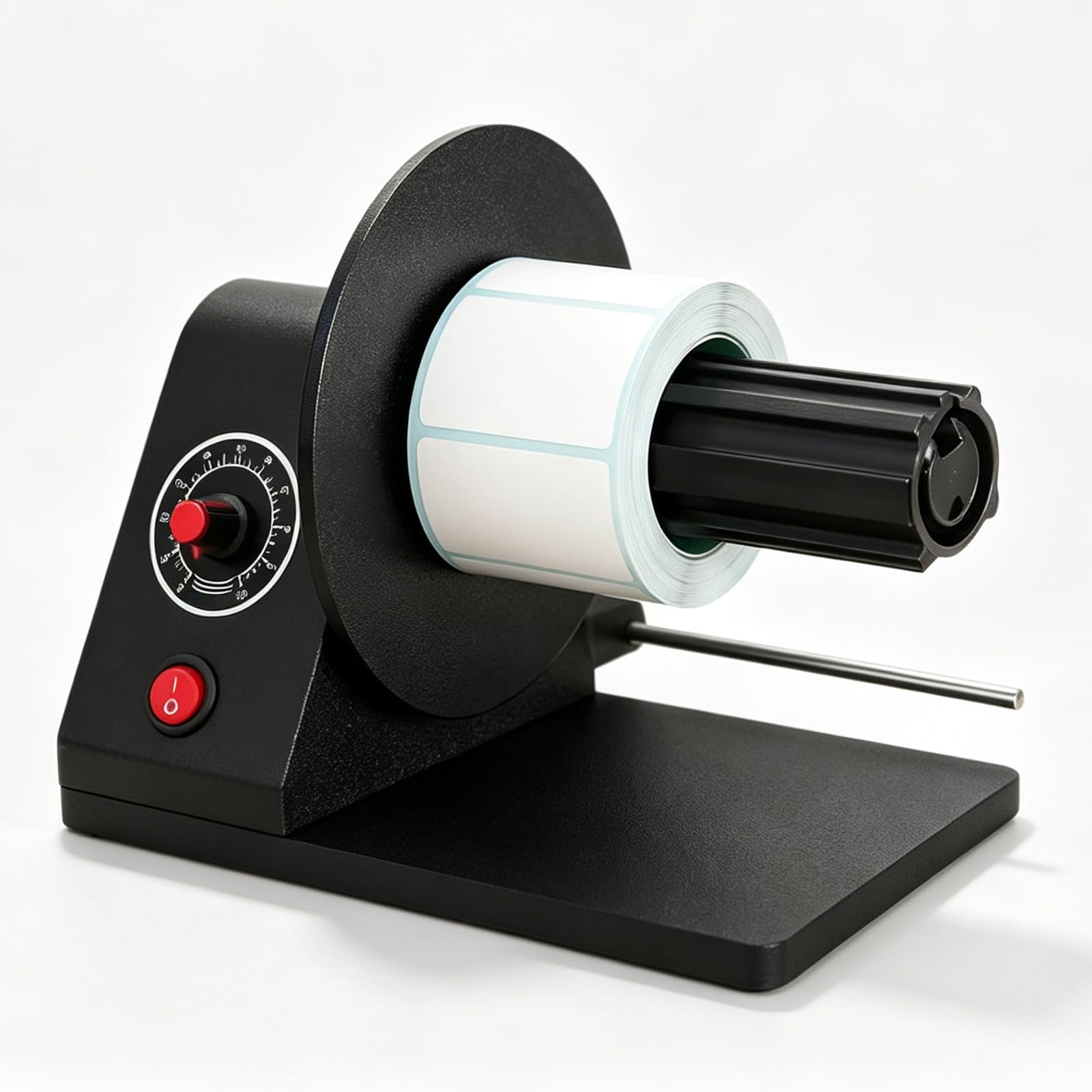 THYXGS Automatic Label Rewinder, With 25/40/76mm Rolls, Supports Coreless Rewinding, Drum Width 110mm/4.3'', Max Rewind Diameter 120mm/4.7'', For Clothing Tags