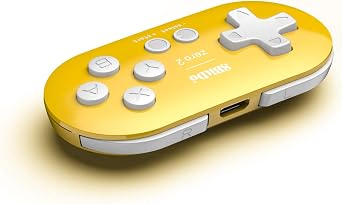 8Bitdo Zero 2 Bluetooth Gamepad for Switch, PC, Macos, Android (Yellow Edition) (Nintendo Switch//)