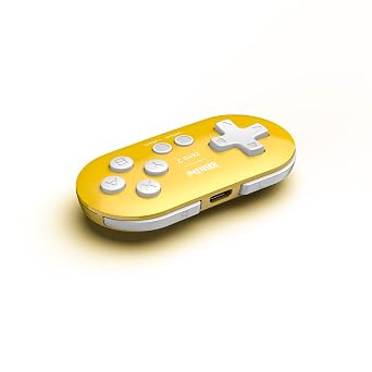 8Bitdo Zero 2 Bluetooth Gamepad For Switchpcmacosandroid (Yellow Edition) [