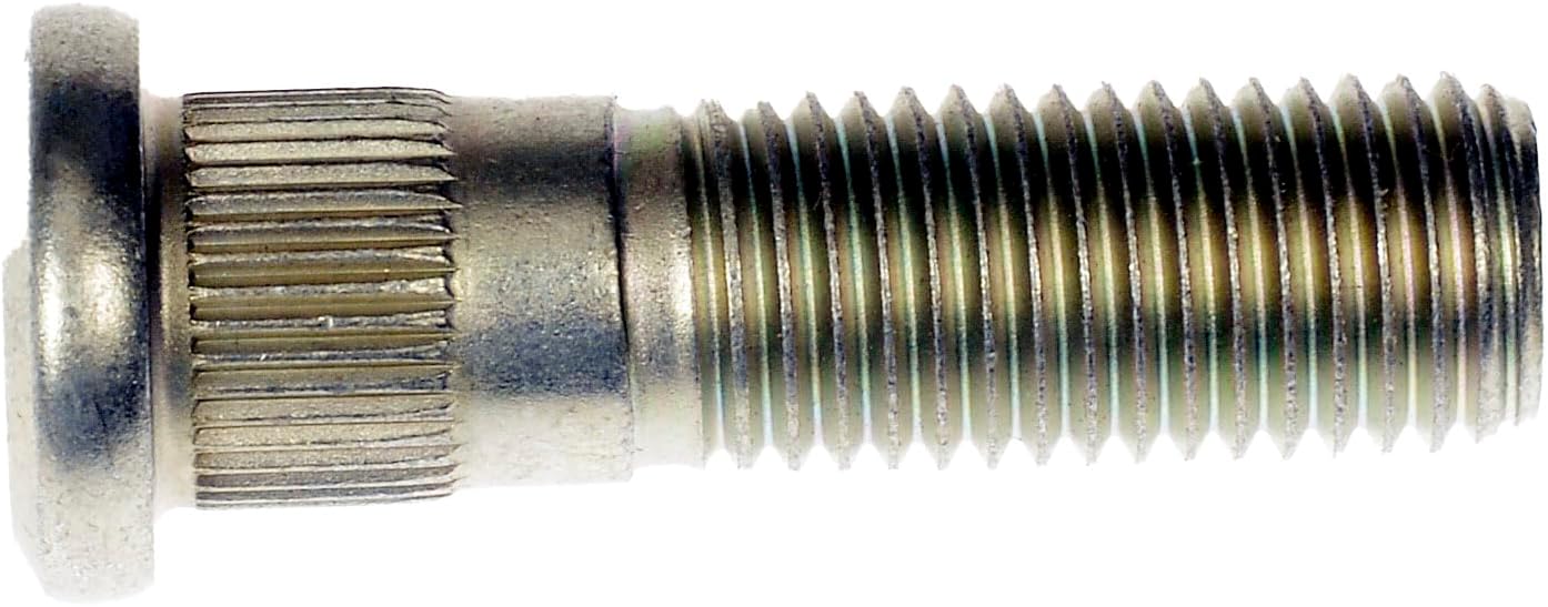Dorman 610-798 Front M12-1.50 Serrated Wheel Stud - 0.5 in. Knurl, 43 mm Under Head Length Compatible with Select Mazda Models, 10 Pack