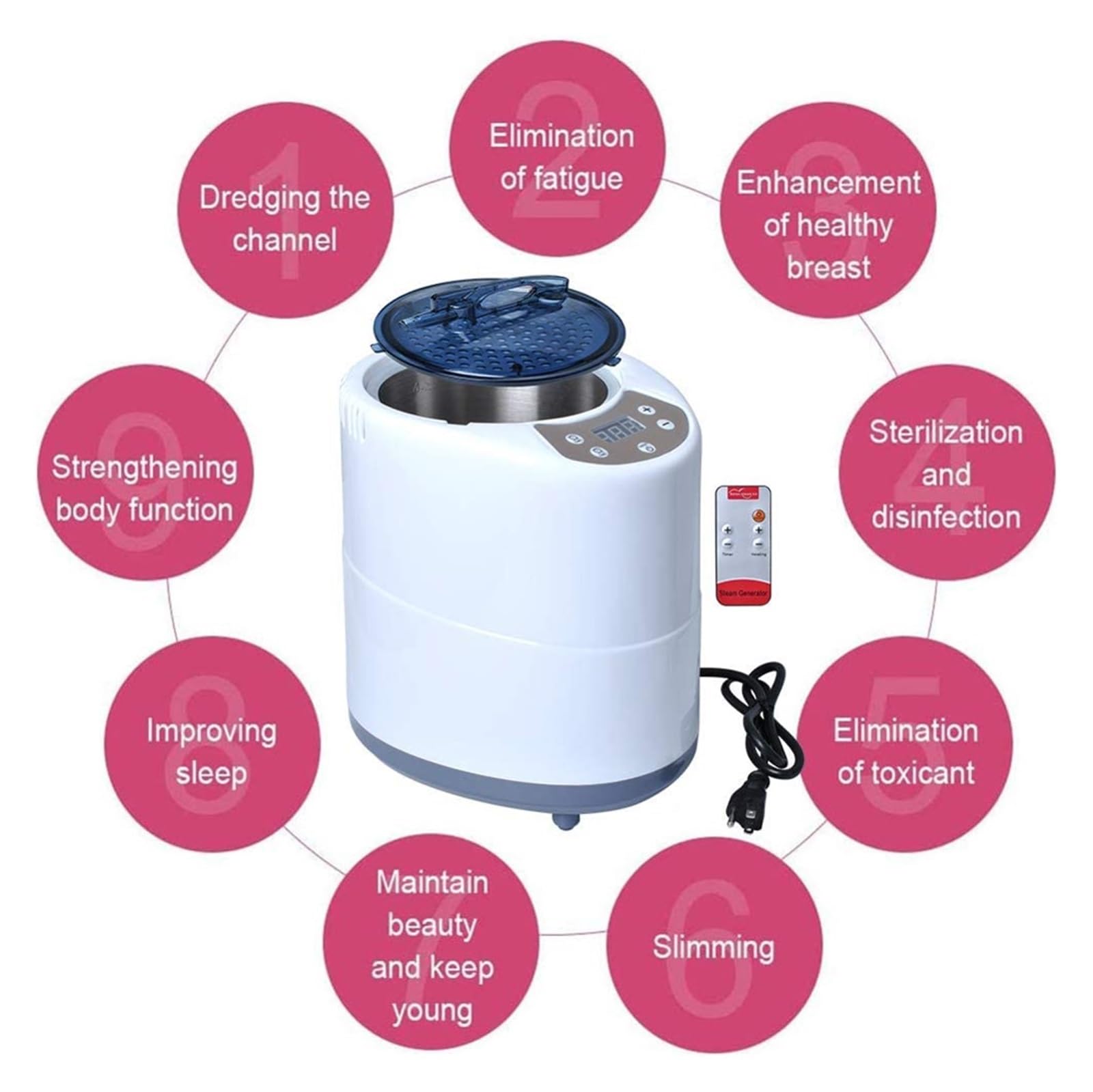 Generatore di vapore per sauna 2000 W 4 litri