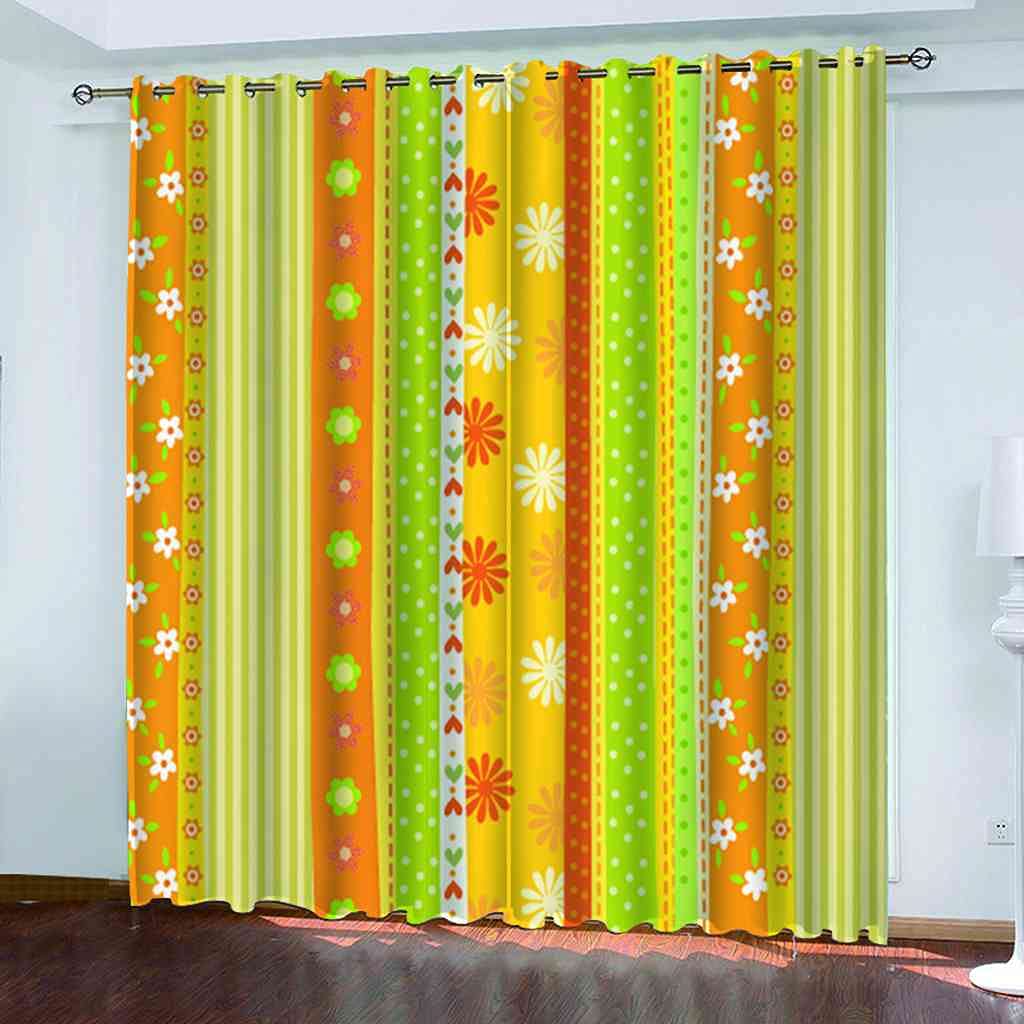 Rideau occultant pour chambre à coucher et salon style moderne