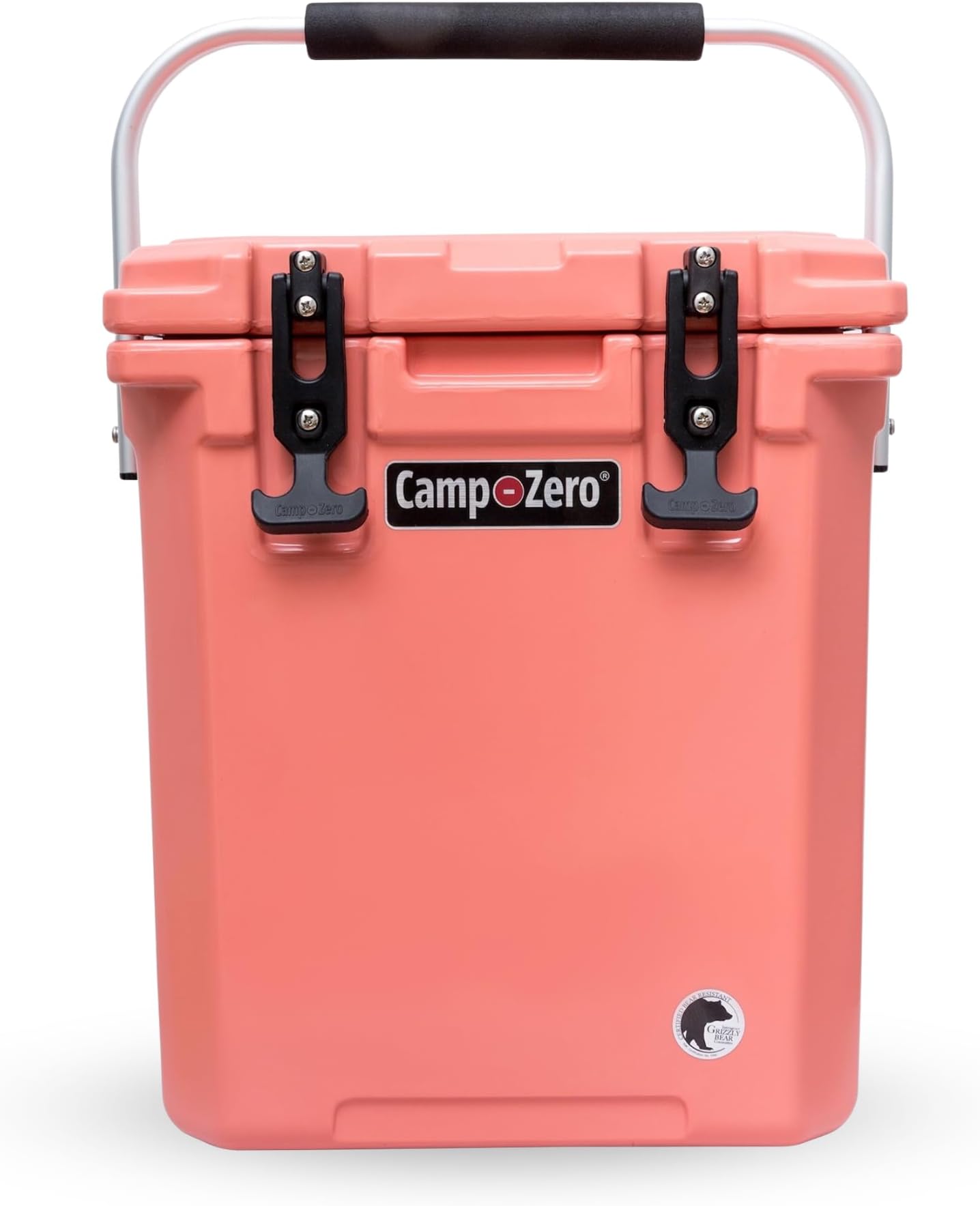CAMP-ZERO 16L Tall Cooler/Ice Chest with Carry Handle and 2 Molded-in Cup Holders | Includes Removable Divider