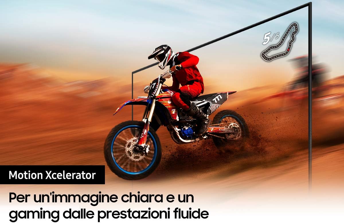 Samsung TV QLED QE55Q60AAUXZT, Smart TV 55 Serie Q60A, Modello Base, QLED 4K UHD, Alexa integrato, 2021, DVB-T2 [Efficienza energetica classe F]