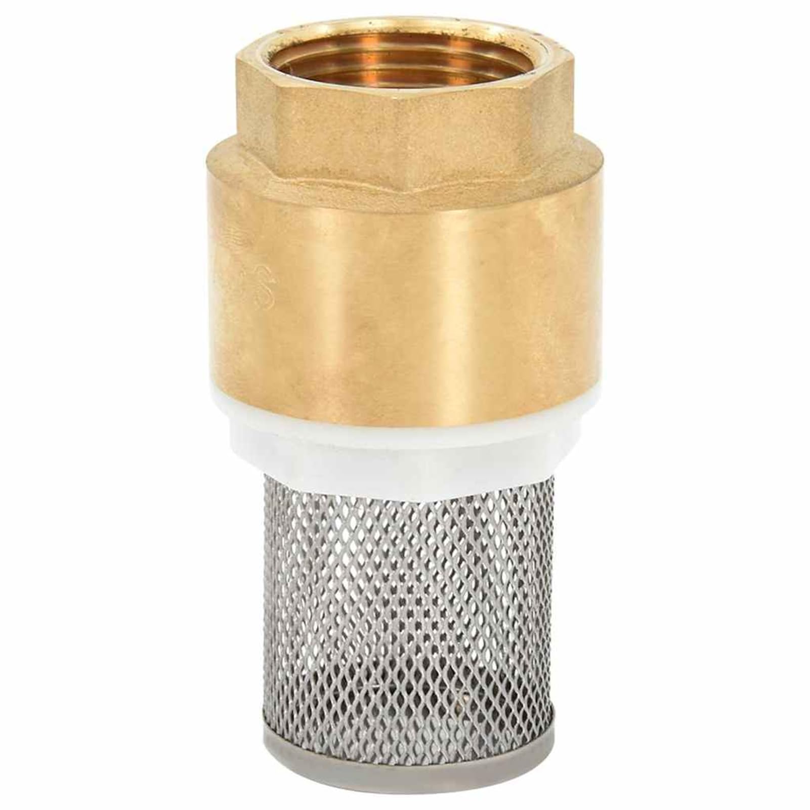 Gecheer Tubo Aspirazione Acqua in PVC Nero 15m 1" con Valvola di Fondo per Pompa da Giardino 151064
