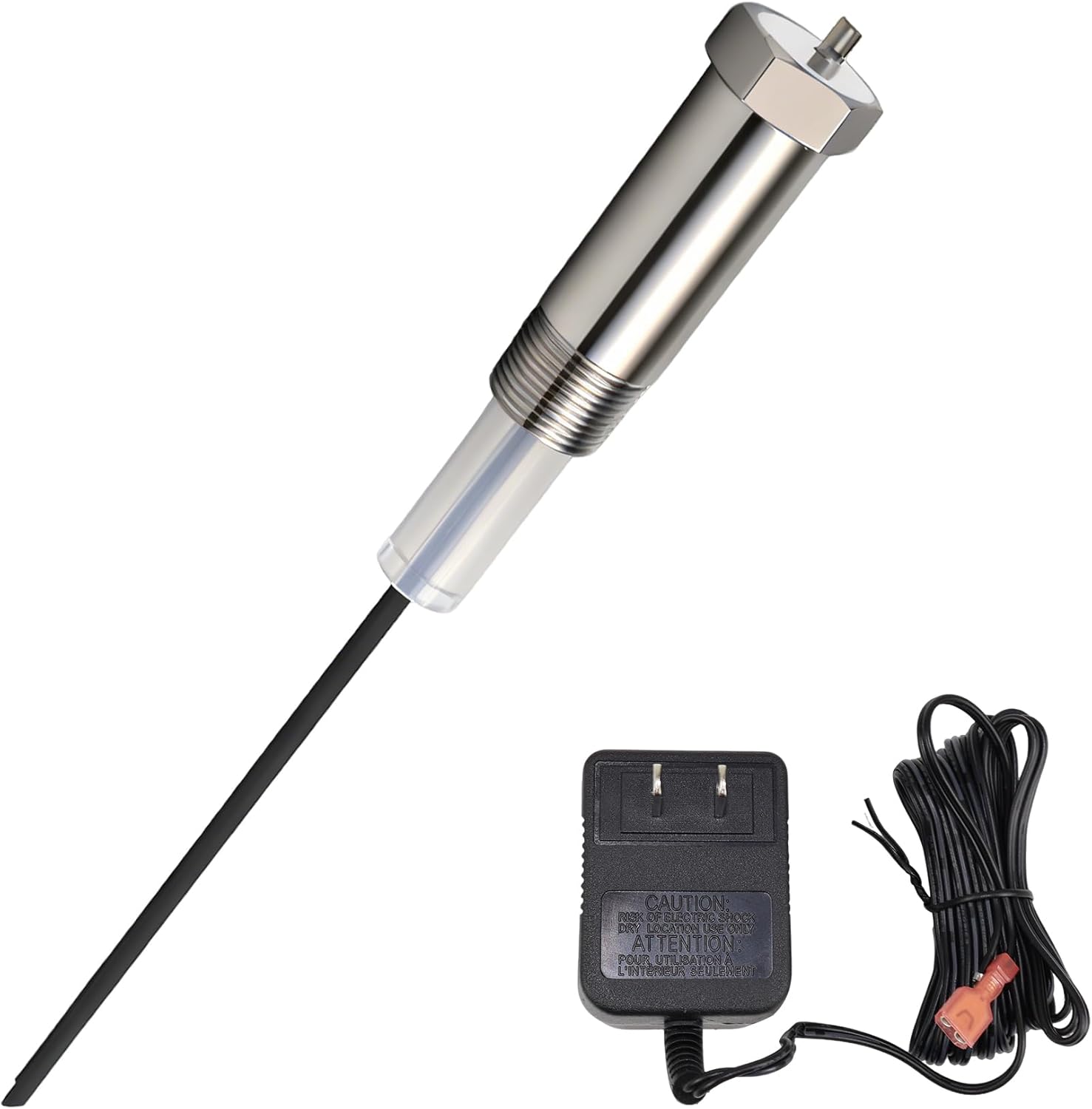 Powered Anode Rod, Electric Anode Rod, Powered Anode Rod for Water Heater, Reducing Odor of Rotten Eggs, Reduce Limescale, for 40-89 Gallon Water Tank Except Bradford White, 30 Years After Sales.