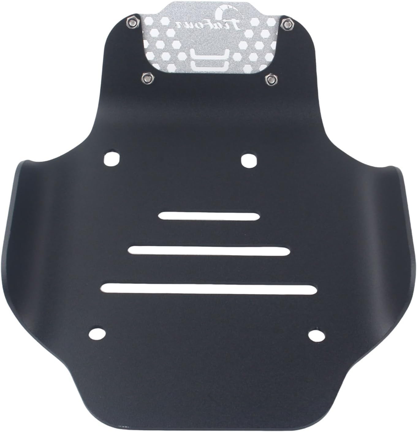 Engine Guard Skid Plate Compatible with MOTO GUZZI V9 Bobber Roamer 2020-2024 V7 Classic/Stornello/Trofeo/Special 2021-2024 (Black+Silver)
