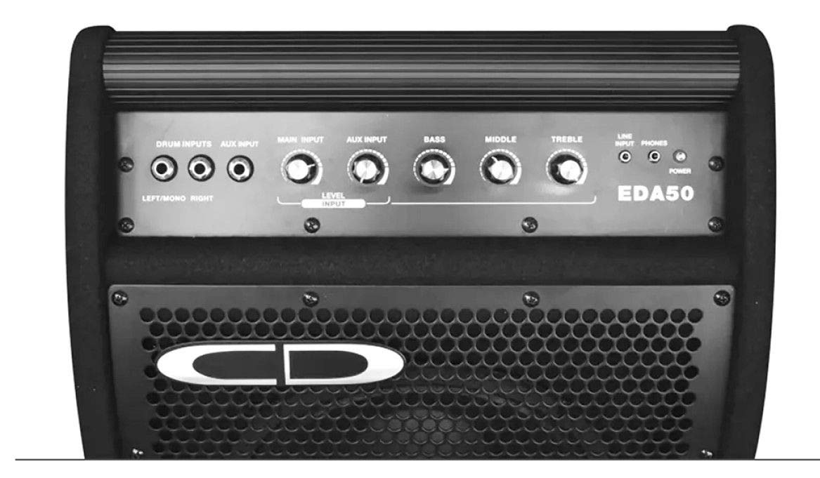 Carlsbro EDA50 - Amplificatore batteria elettronico (50 watt)