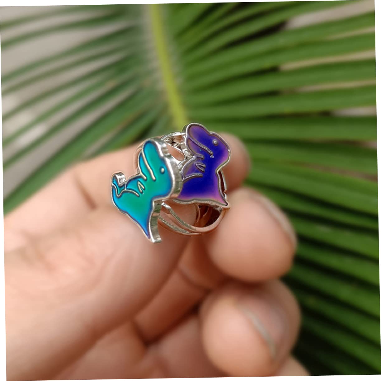 Abaodam 12 Pcs Ring Dinosaurs for Toddlers Alloy Cute Child Jewelry