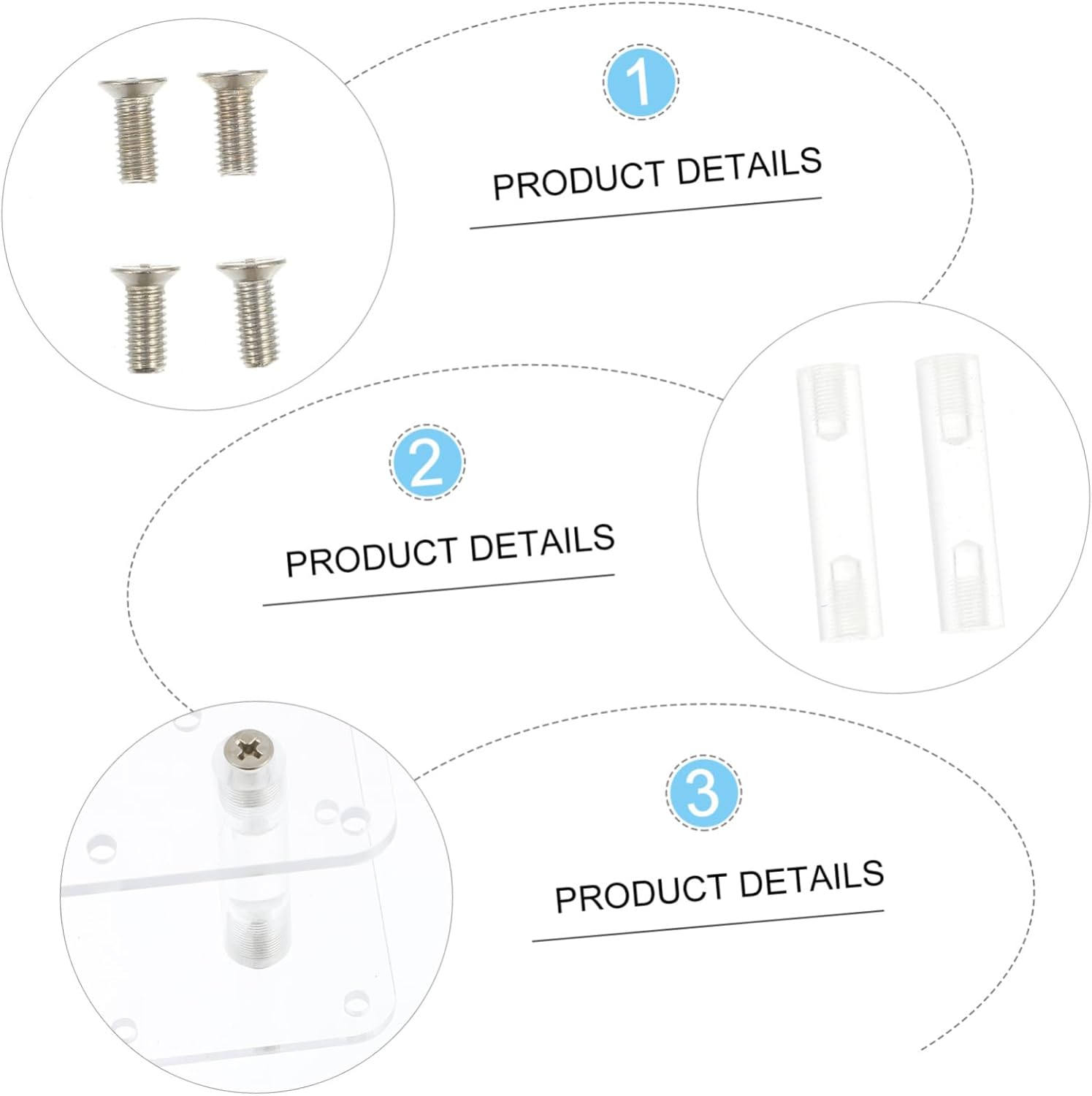 PRETYZOOM 1pc Clear Acrylic Lollipop Holder Dessert Bar Display Stand for Parties Supermarket Weddings Candy Storage Rack Smooth Edges