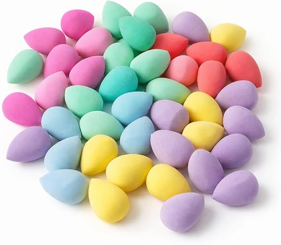 8’li Makyaj Süngeri Seti + Aplikatör Çubuk Hediyeli – Yumuşak, Lateks İçermeyen Beauty Blender Süngerleri (Yeşil, Pembe, Sarı, Mavi, Mor) | Nemli & Kuru Kullanım (Yeşil)