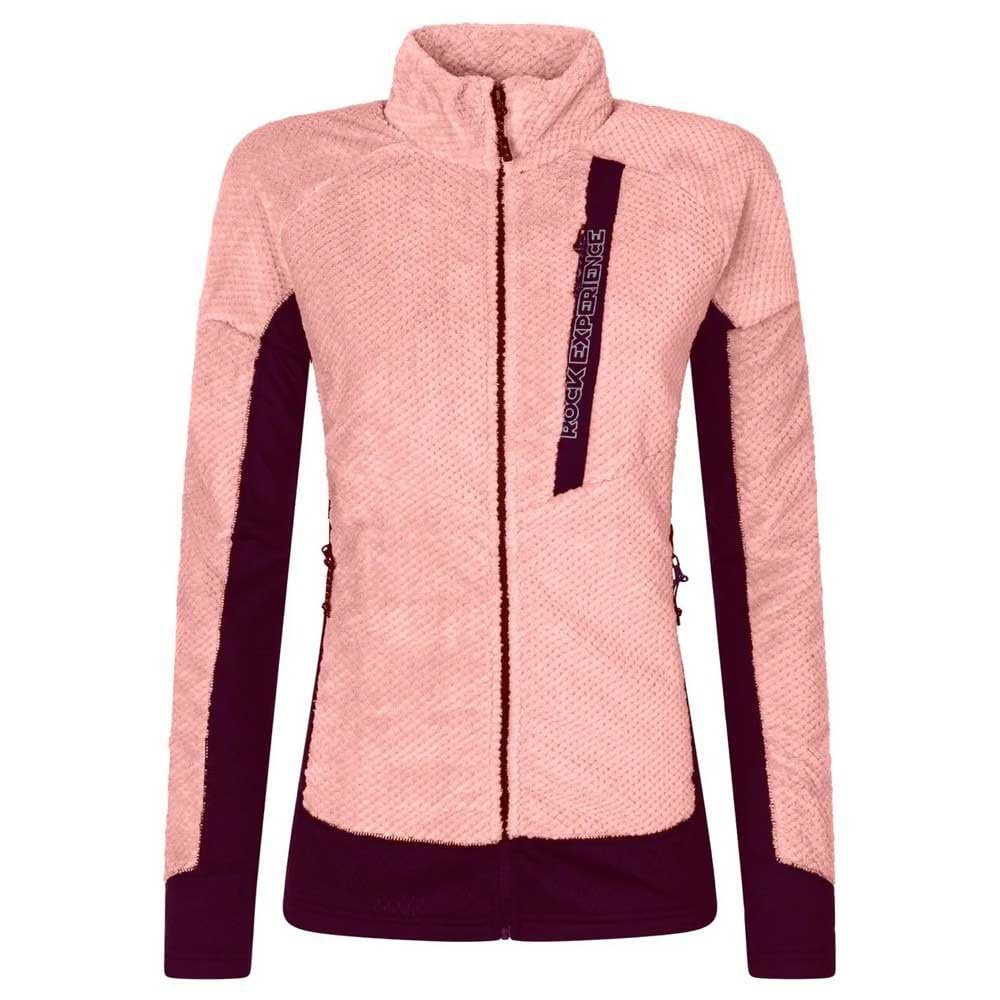 Rock Experience REWC02841-C959 BLIZZARD TECH MOCK NECK WOMAN FLEECE Sweatshirt Women's 0711 DESERT FLOWER+1013 WINDSOR WINE M