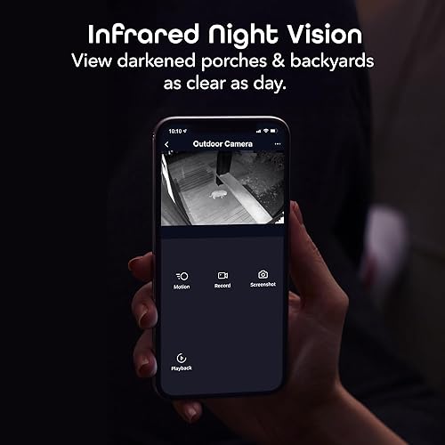 Miniatura 5 de Geeni Hawk - Cámara de seguridad para exteriores | Vigilancia WiFi IP66 resistente a la intemperie con visión nocturna, audio bidireccional y