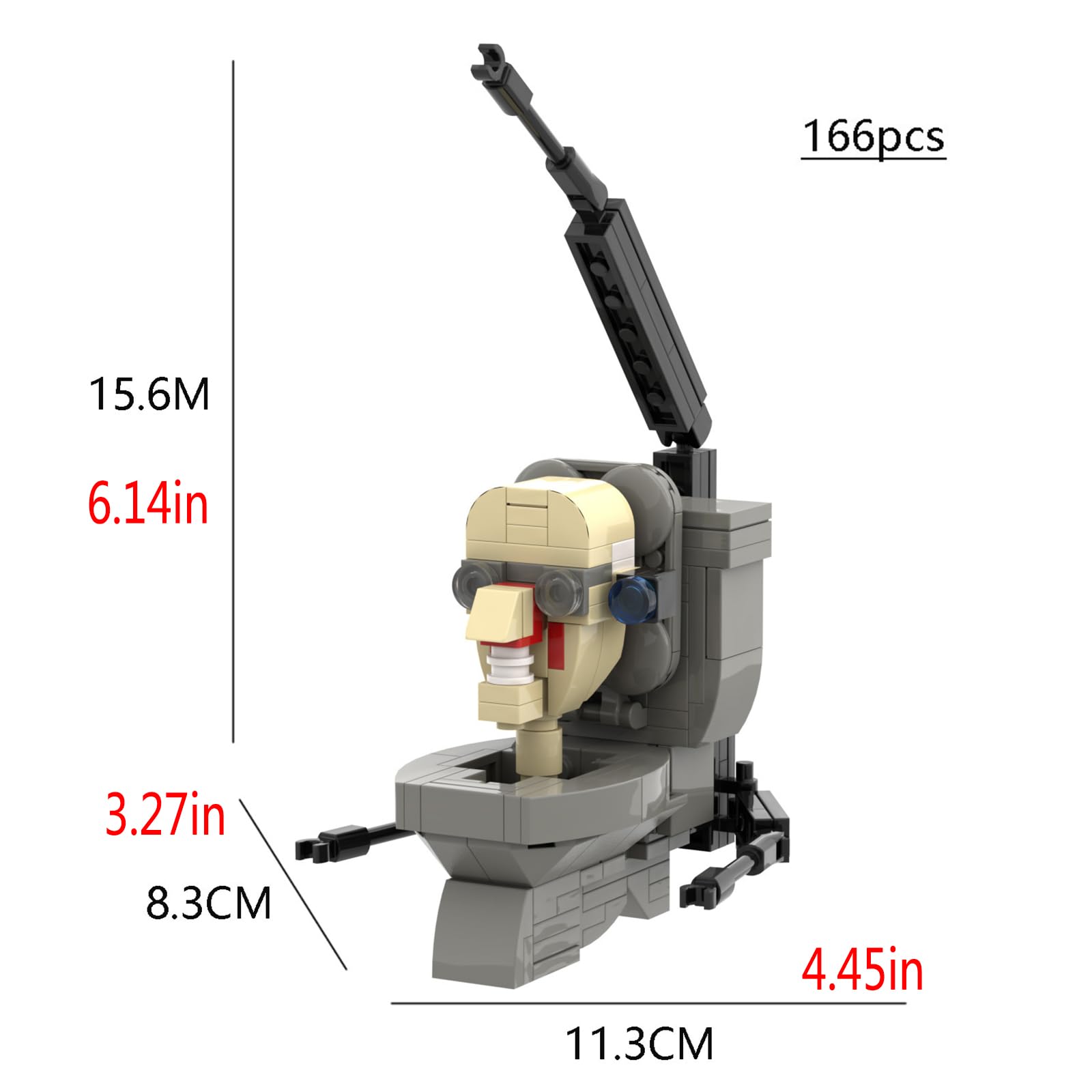 Amazon.co.jp: トランスフォーマー機甲ロボットですスキビディトイレ