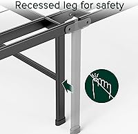 Vista 7 de Zinus Base Inteligente Premium de 4 Pulgadas Extra de Alto para Almacenamiento Debajo de la Cama/Base de Colchón/Marco de Cama