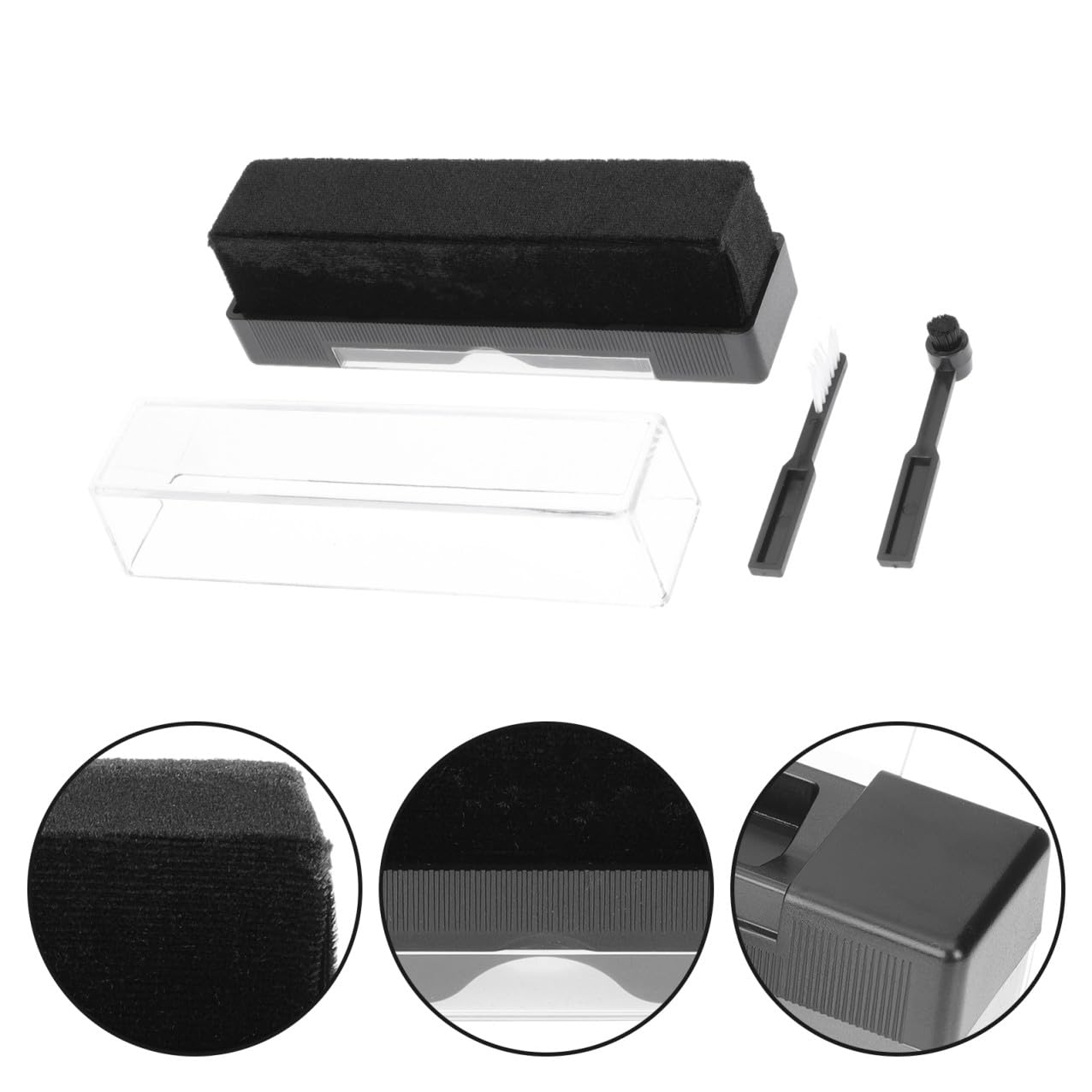 Uonlytech 5sets Kit Di Pulizia Per Dischi in Vinile Spazzola Antistatica e Accessori Per Pulizia Del Giradischi Compatto e Portatile Per Amanti Della Musica e Collezionisti