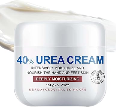 Urea Foot Cream 40% for Cracked Heels and Dry Skin, Deep Moisturizing Repair Cream for Hard and Rough Skin on Feet & Hands