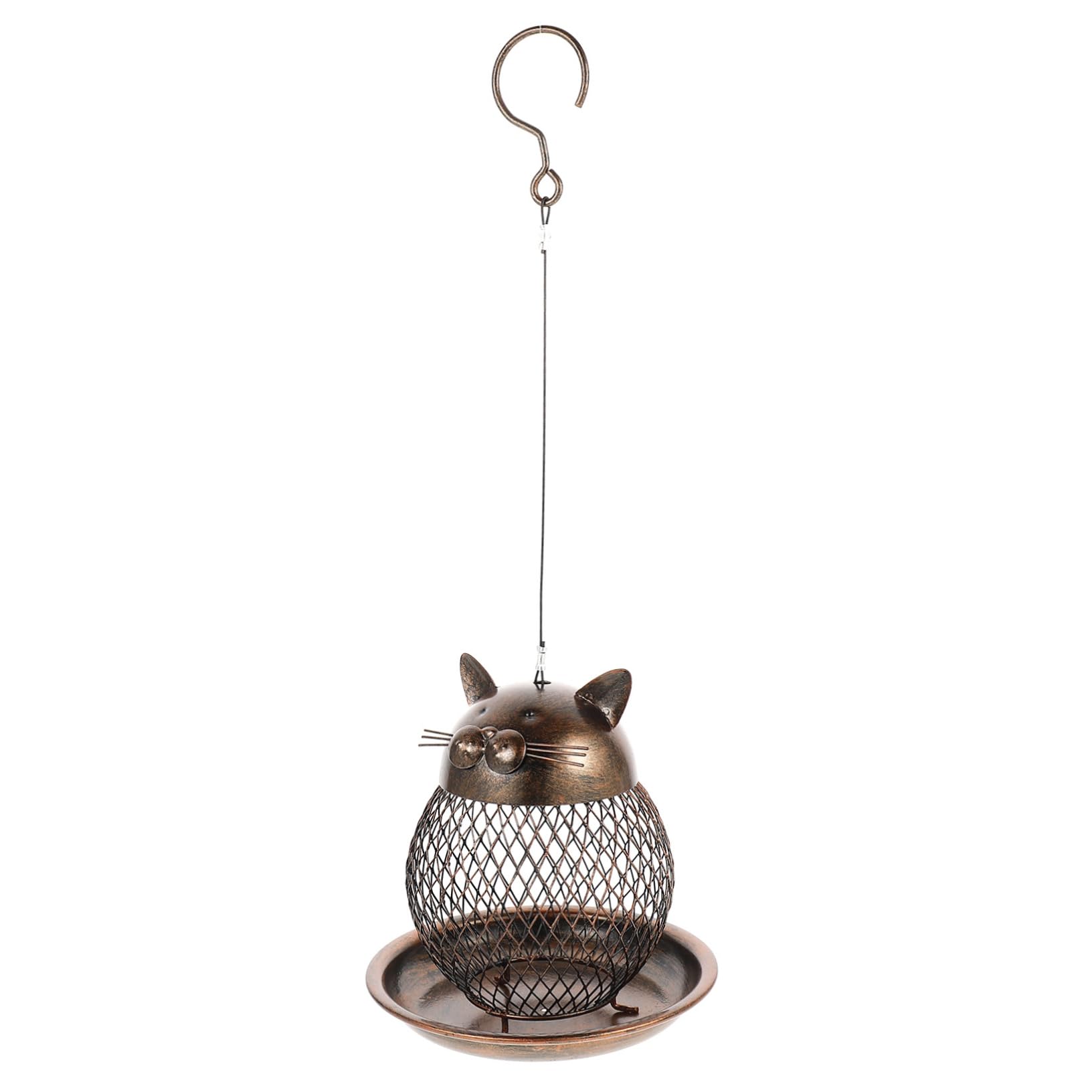 Baluue Birdfeeder Moultrie Feeder Metal Bird Feeder Bird Feeder Out Door Decor Squirrel Feeders Metal Hummingbird Feeders Outdoor Decor Garden Decoration The Tree Kitten