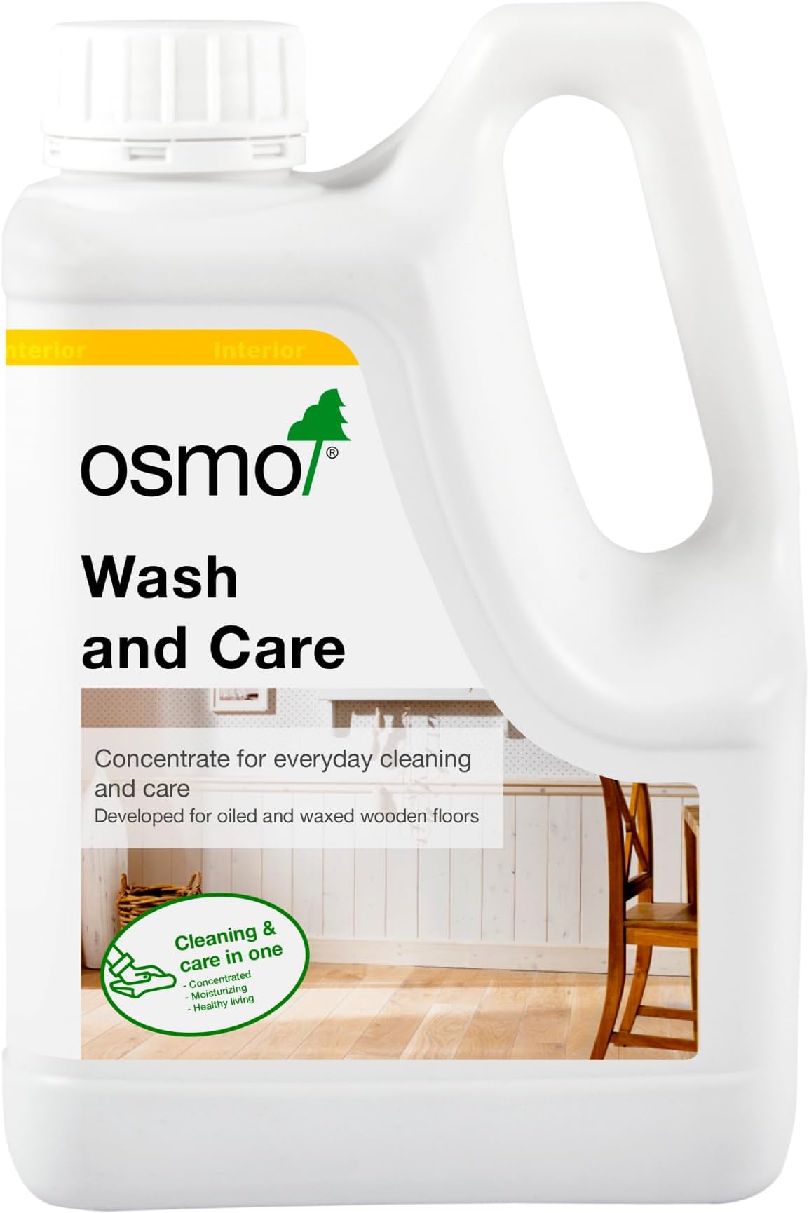 Osmo Wash and Care - Wood Cleaner 8016, 1L - Highly Concentrated Wooden ...