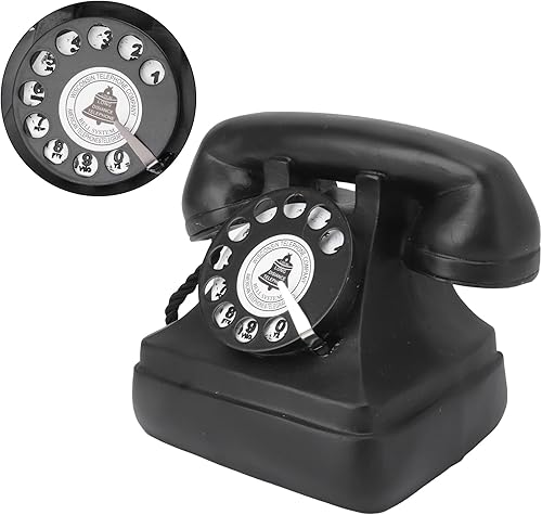 Miniatura 9 de Modelo de teléfono decorativo retro grande, decoración creativa de teléfono retro, figura de teléfono antigua, modelo de decoración de ventana para