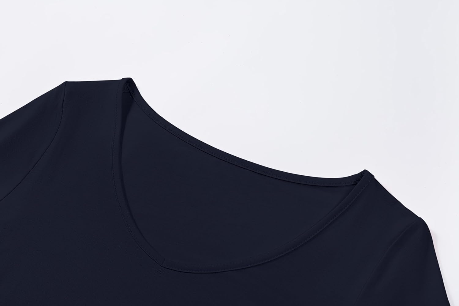 Long Sleeve Underscrub Baselayer Shirts for Women V Neck Casual Tops - Image 4