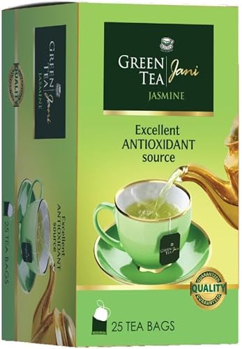 KETEPA Jani Green Tea Jasmine Flavoured Tea 25-Teabags 50 g