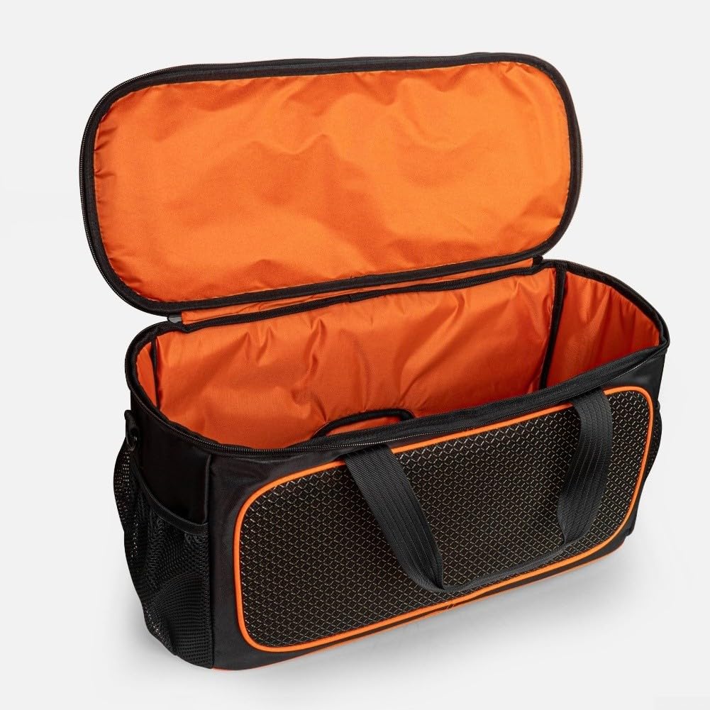 Étui de transport pour enceinte JBL Party Box On-The-Go 2 — Sac fourre-tout de voyage en tissu Oxford avec bandoulière réglable, compatible avec haut-parleur + accessoires