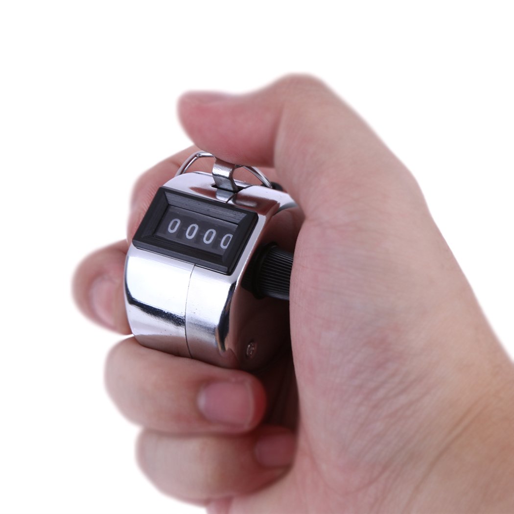 HUOMAQFAN 12 Stuks Handtellers – 4-Cijferige Mechanische Teller, ABS Kunststof, Gemengde Kleuren, Geschikt Voor Sport, Casino, School En Evenementen
