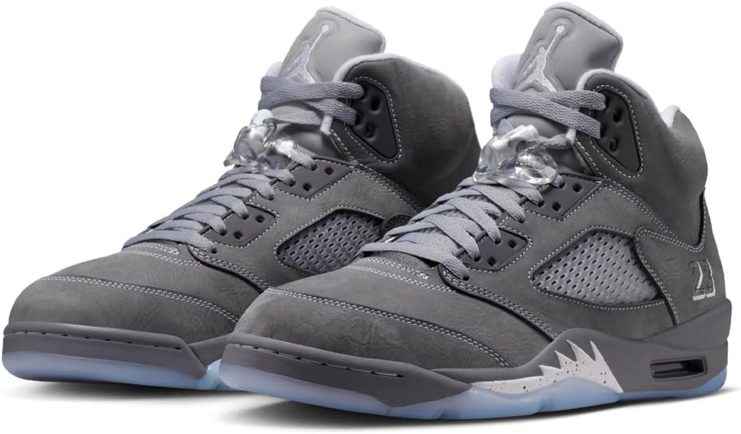 Jordan Air 5 Retro Wolf Grey Light Graphite Men's Size 9.5