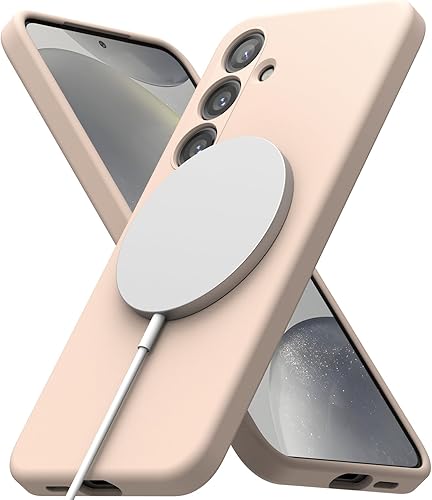 Ringke Funda magnética de silicona compatible con MagSafe diseñada para Samsung Galaxy S24 5G, se siente aterciopelada, ligera, delgada, linda, Ringke Funda magnética de silicona compatible con MagSafe diseñada para Samsung Galaxy S24 5G, se siente aterciopelada, ligera, delgada, linda,