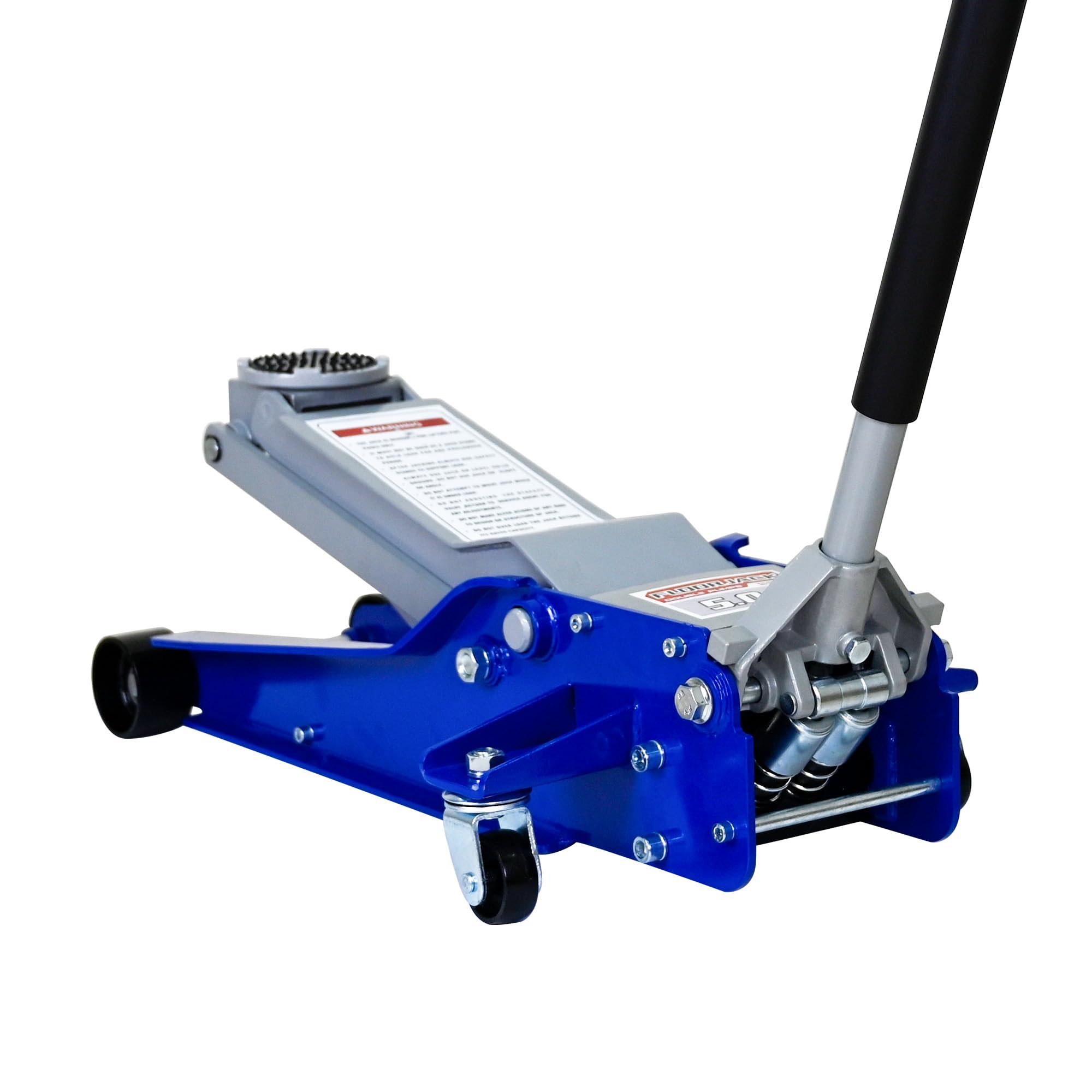 CHD Low Profile Jack, 4 Ton (8,000 lb) Car Jack, Lifting Range 3.9" to 21", Hydraulic Trolley Floor Jack for Garage, Home, Shop, Blue