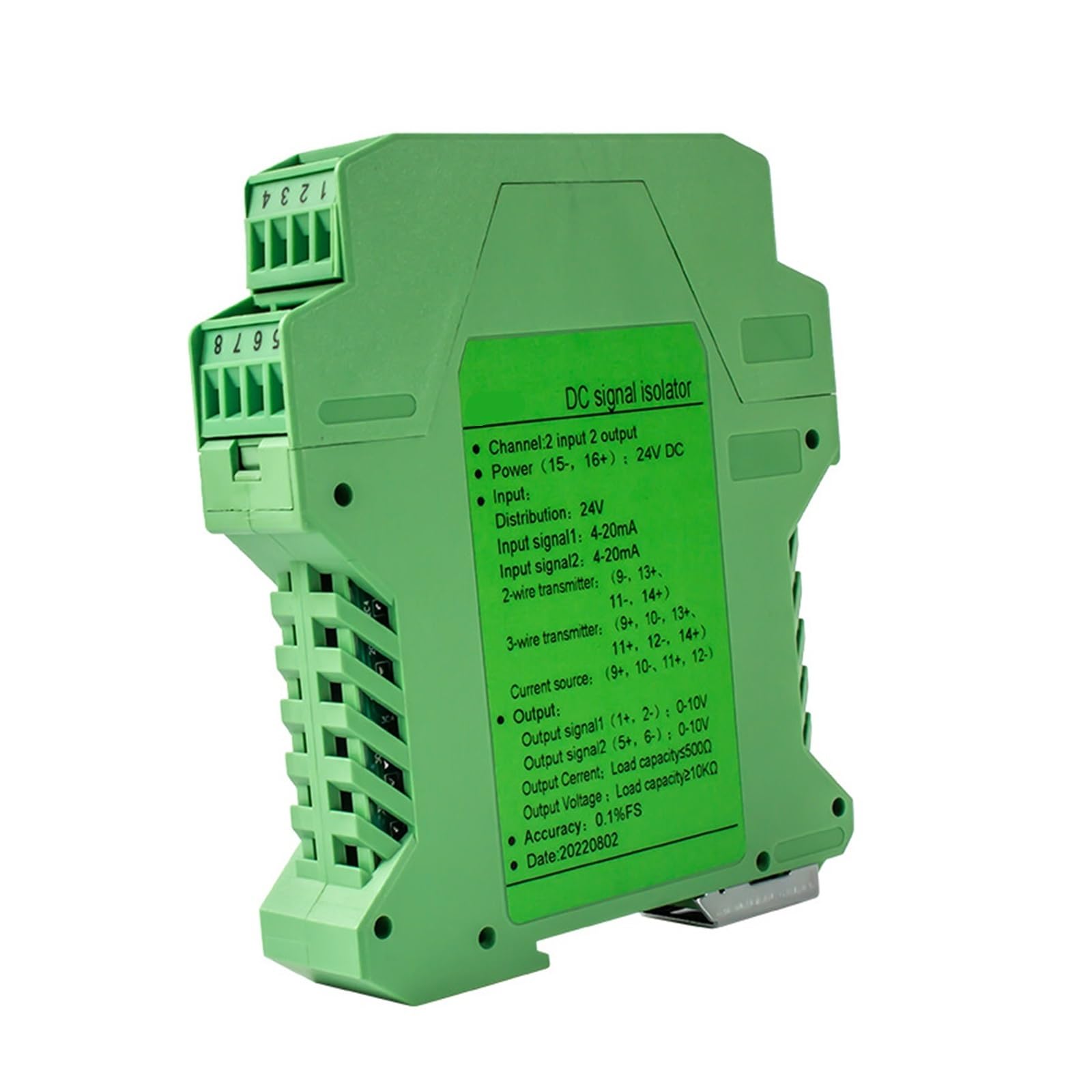 Convertisseur de signal 0-10 V vers 4-20 mA pour éliminer les pertes de tension