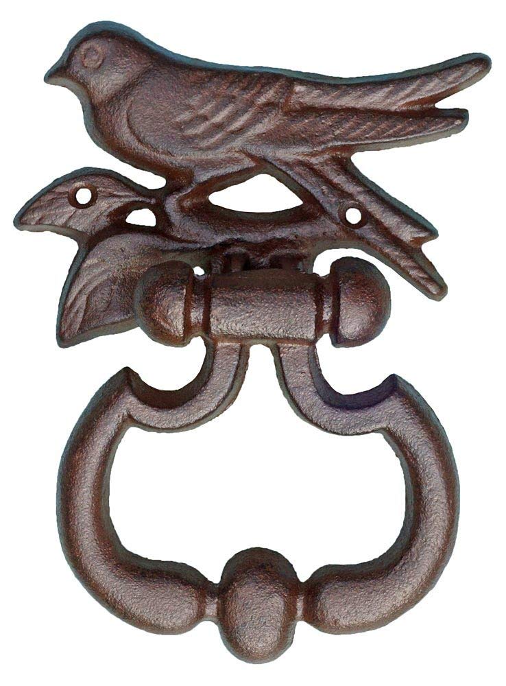 USA BR15 Bird Silhouette Door Knocker Antique Brown