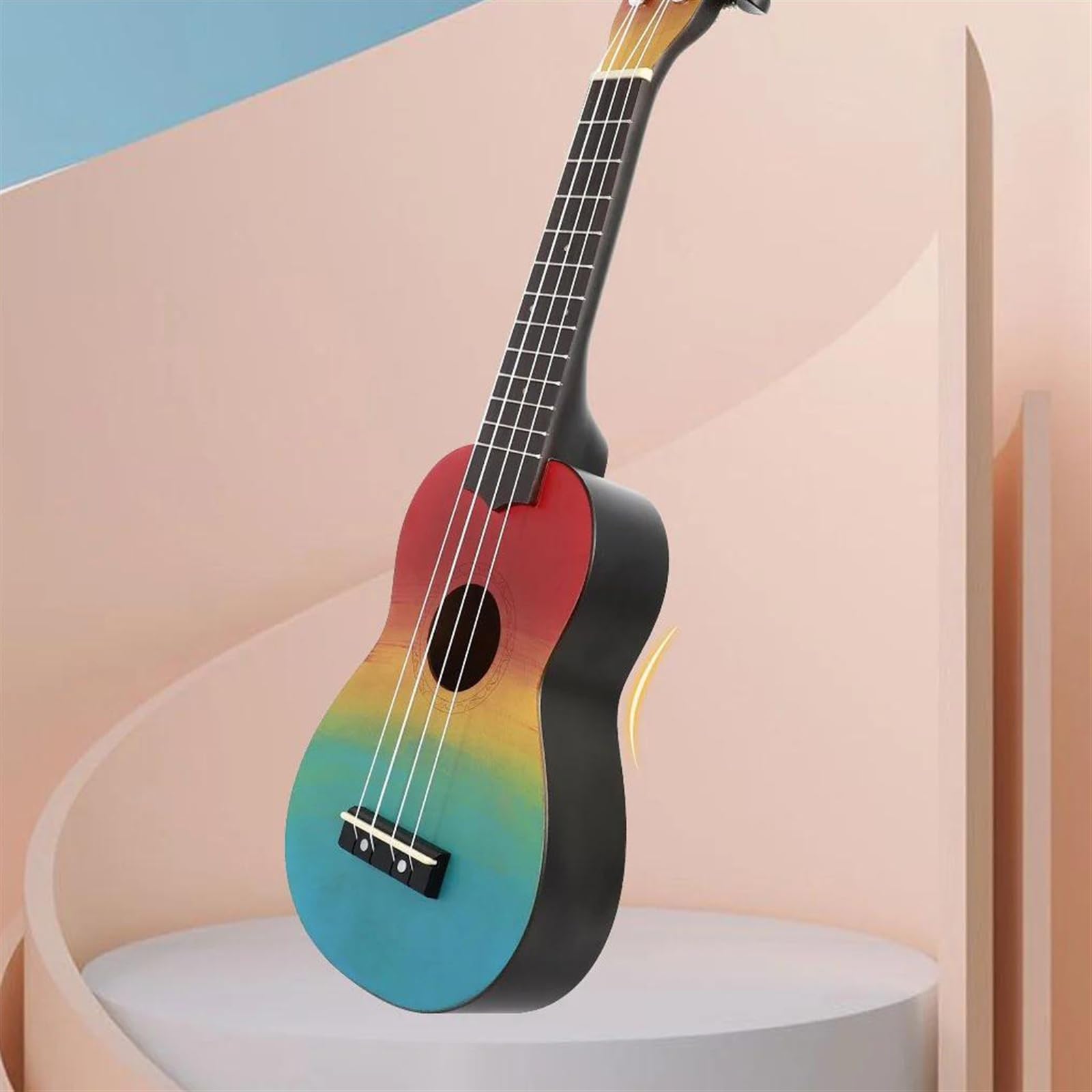 Ukulele Classici Da 21 Pollici Ukulele In Legno Dipinto A Mano Per Principianti Di Musica Ukulele per Principianti