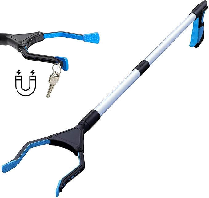 HOOMAGIC Grabber Reacher Tool 32 inch Litter Picker Foldable Long Arm