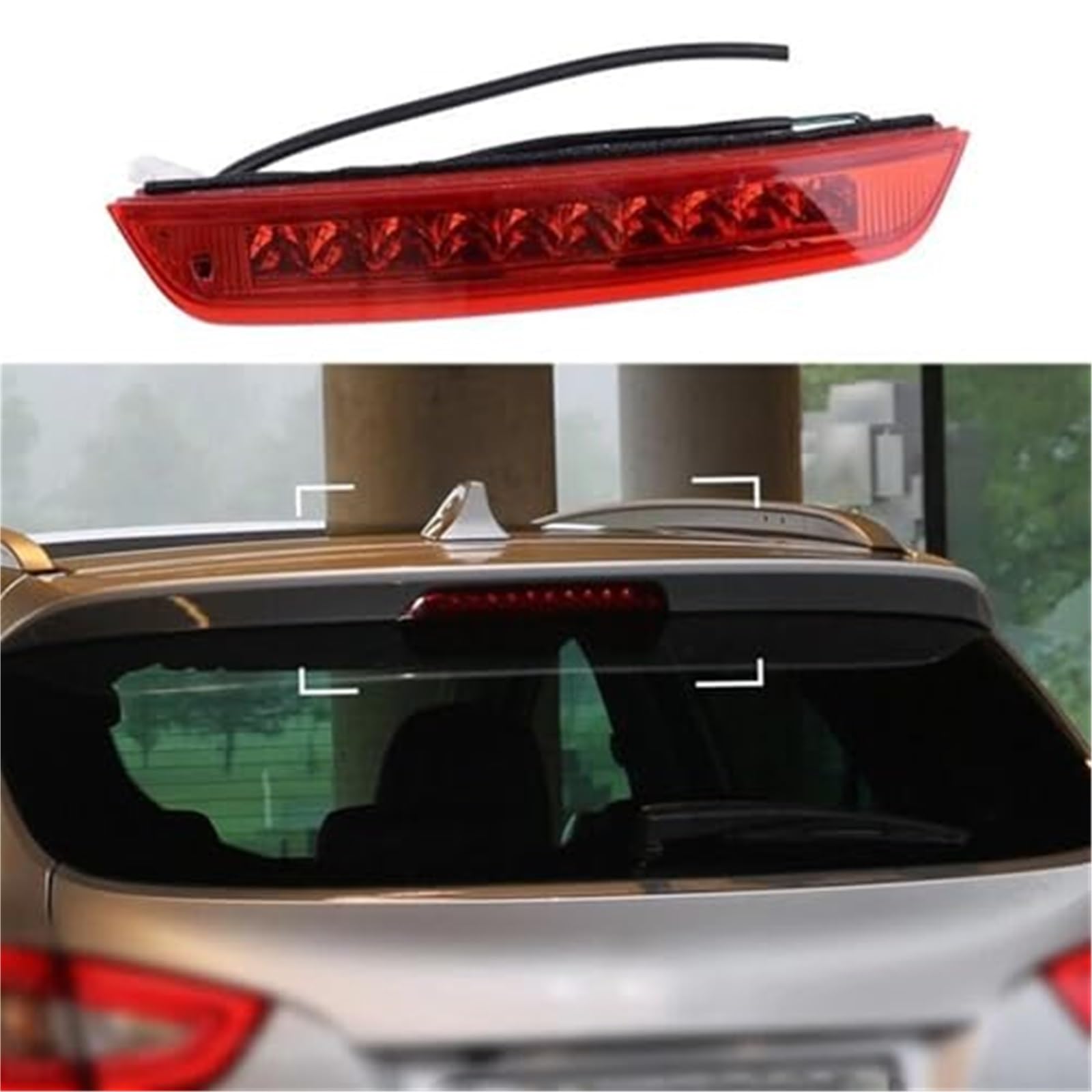 Trzecie światło hamowania, dla Hyundai, dla Ix35 2011 2012 2013 2014 trzecia lampa tylna hamulca samochodu ABS wysoko zamontowane światło hamowania Trzecie światło stopu